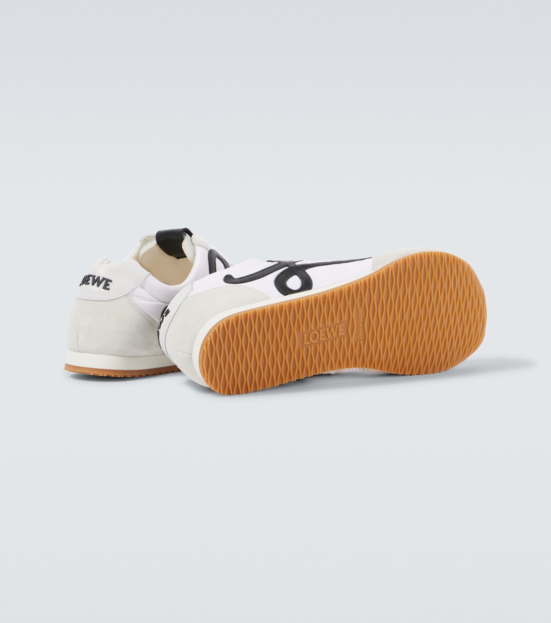 Ballet Runner 2.0 suede-trimmed sneakers | Loewe