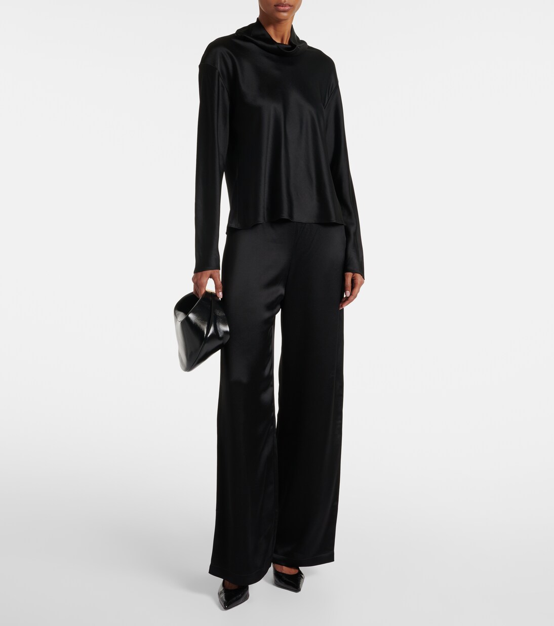 Barb high-rise wide-leg pants | Leset