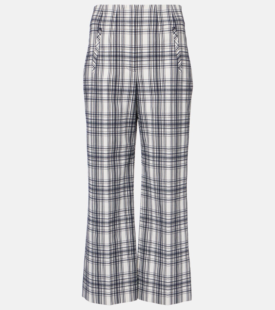 Pantalones anchos Dova en mezcla de algodón | Veronica Beard