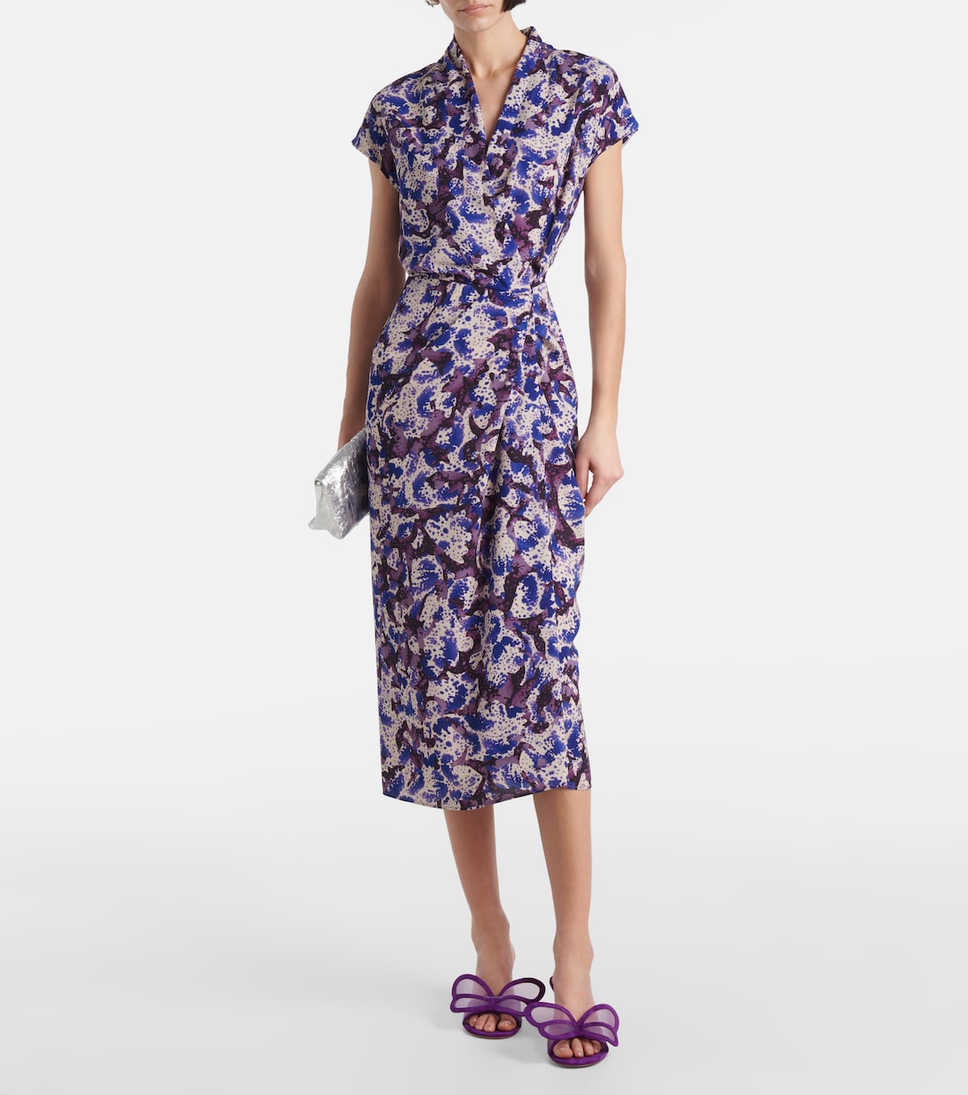 Pantoletten Butterfly 70 mit Veloursleder | Gianvito Rossi