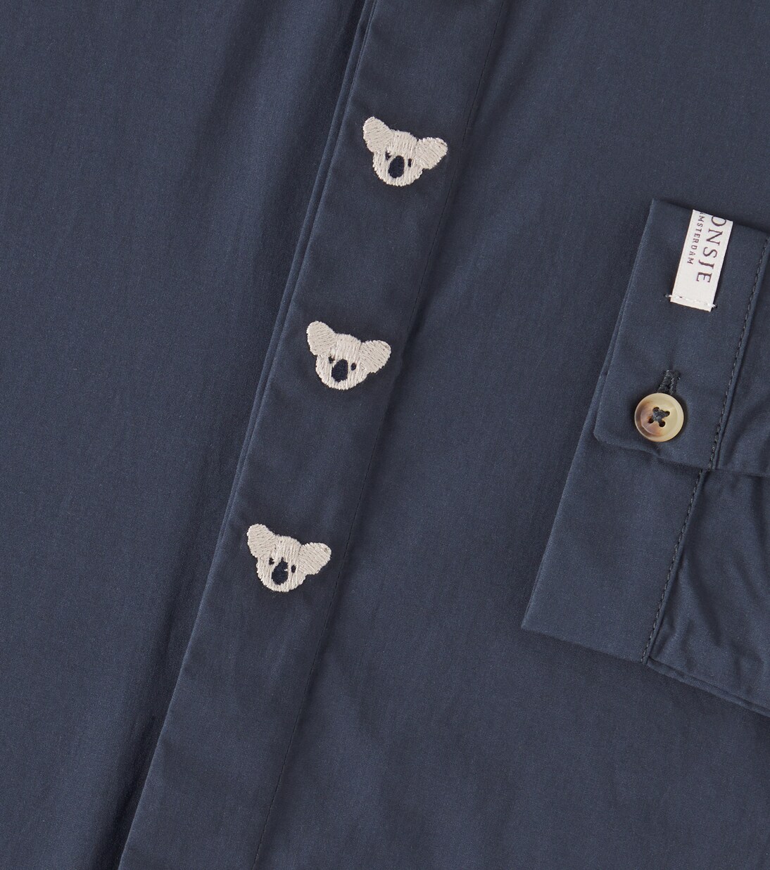 Besticktes Hemd Lauden aus Baumwolle | Donsje