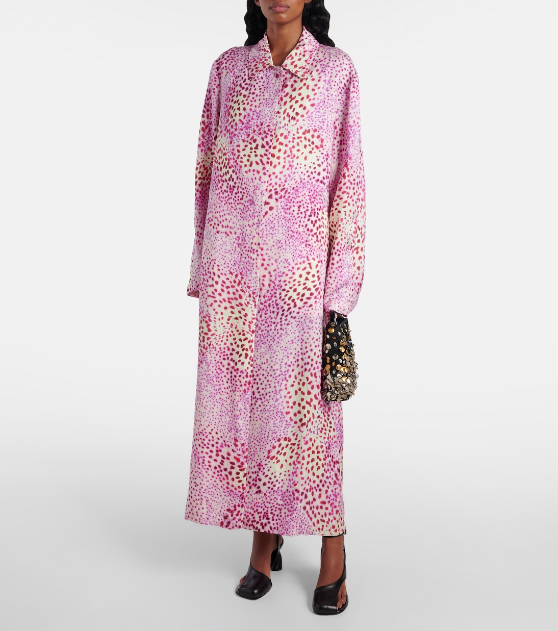 Printed jacquard coat | Dries Van Noten
