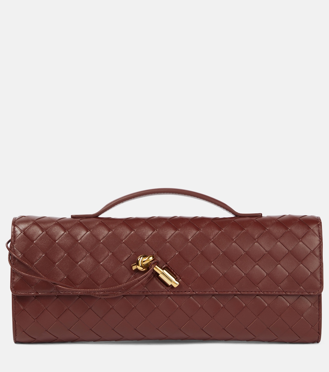 Pochette Andiamo Knot en cuir Intrecciato | Bottega Veneta