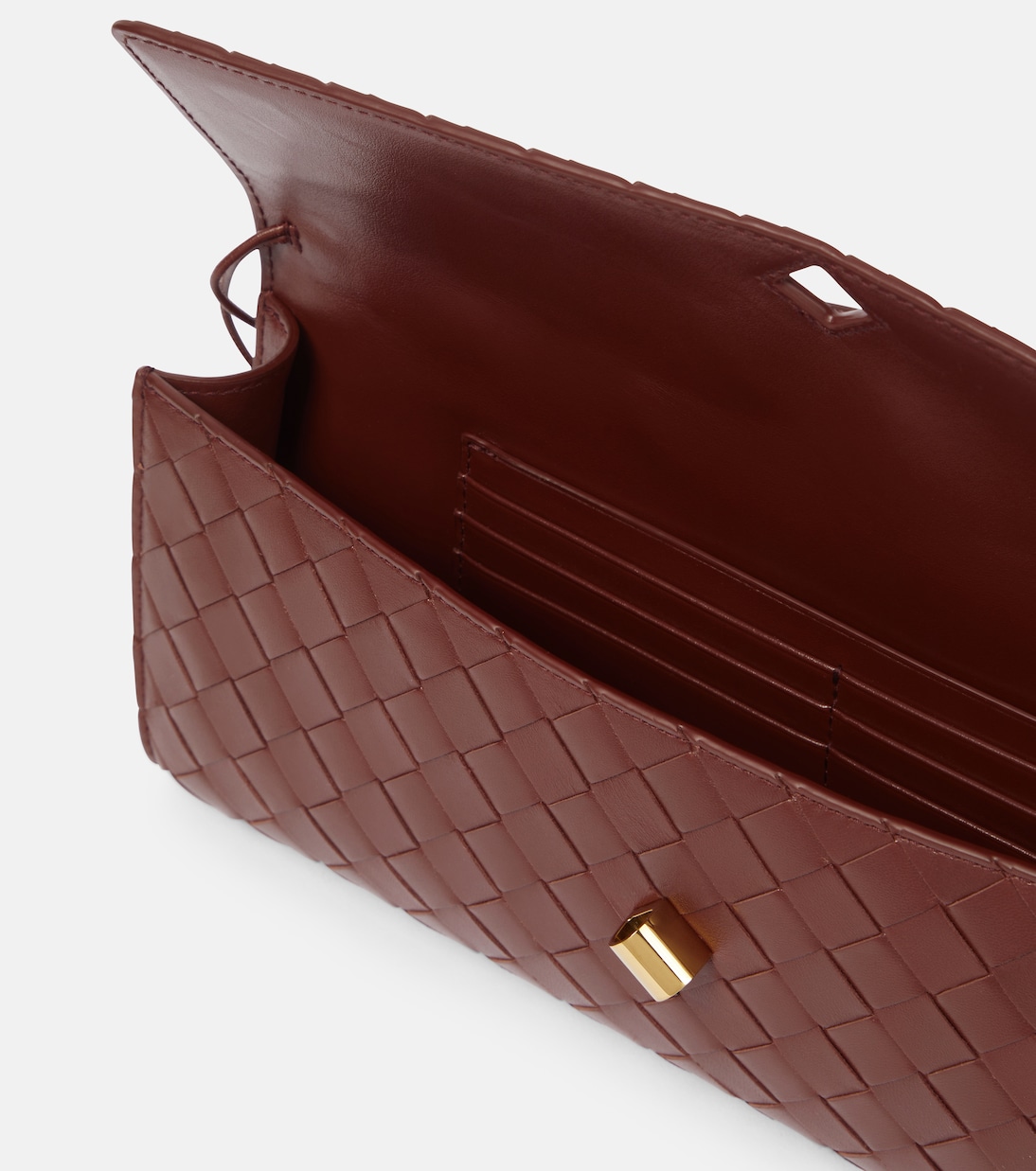 Pochette Andiamo Knot en cuir Intrecciato | Bottega Veneta