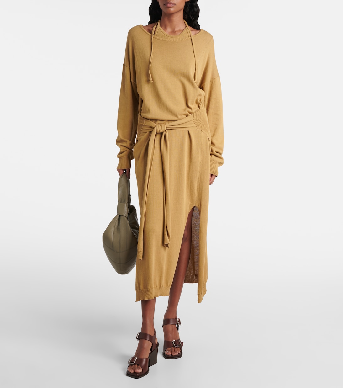 Midikleid aus Baumwolle | Lemaire