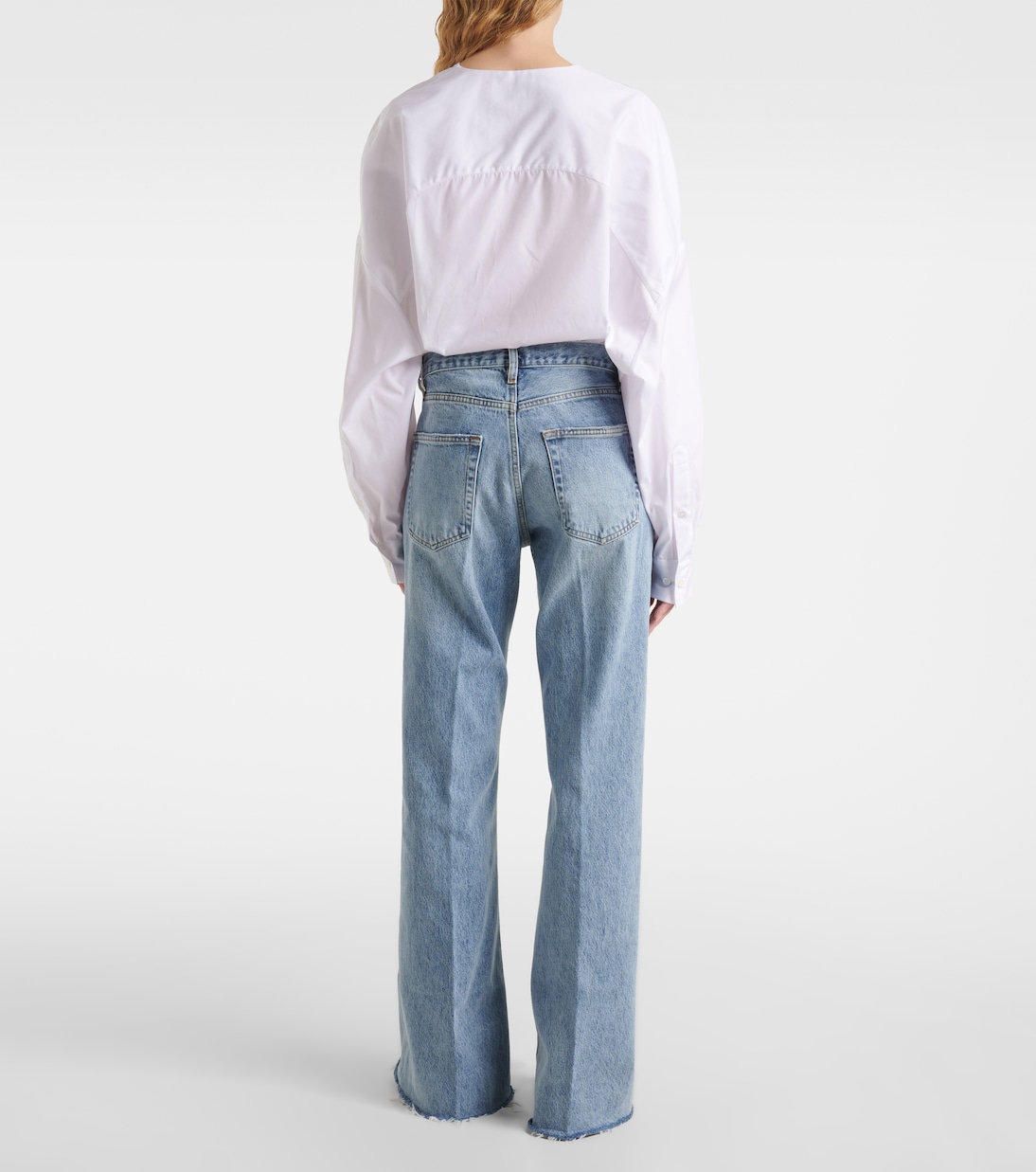 Jeans flared The Lax de tiro alto | Frame