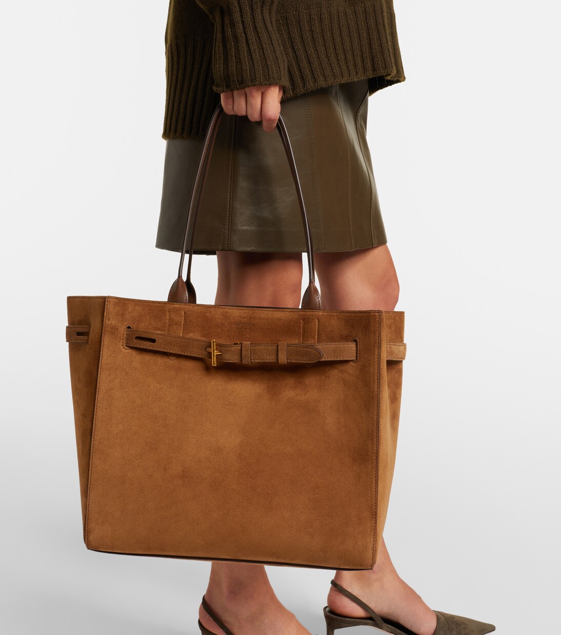 Borsa Audrey Medium in suede | Tom Ford