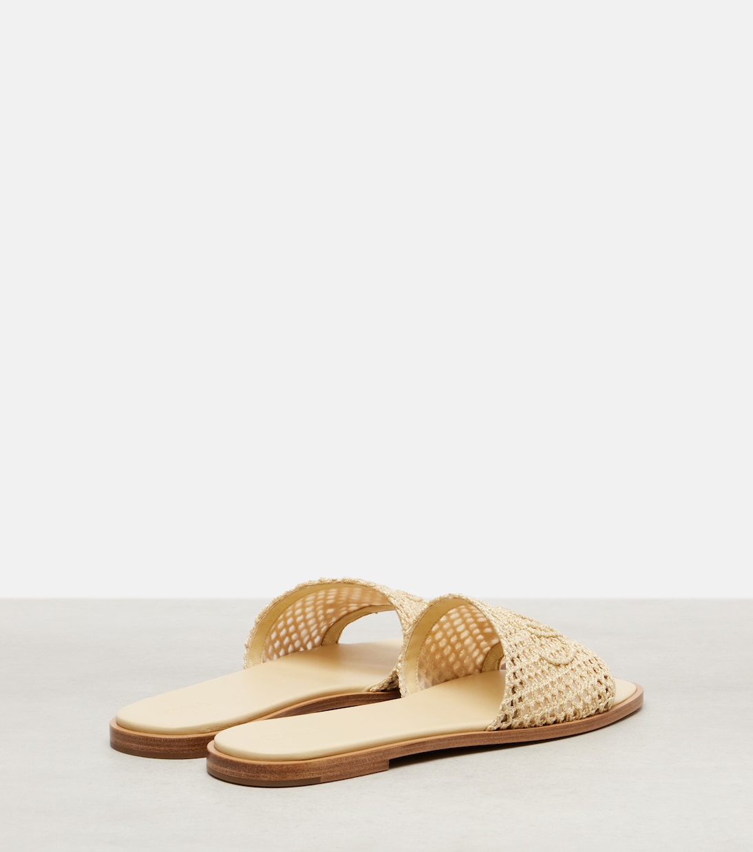 Soleil logo embroidered slides | Chloé
