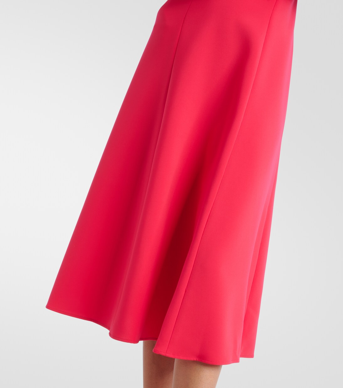 Bow-detail crêpe midi dress  | Carolina Herrera