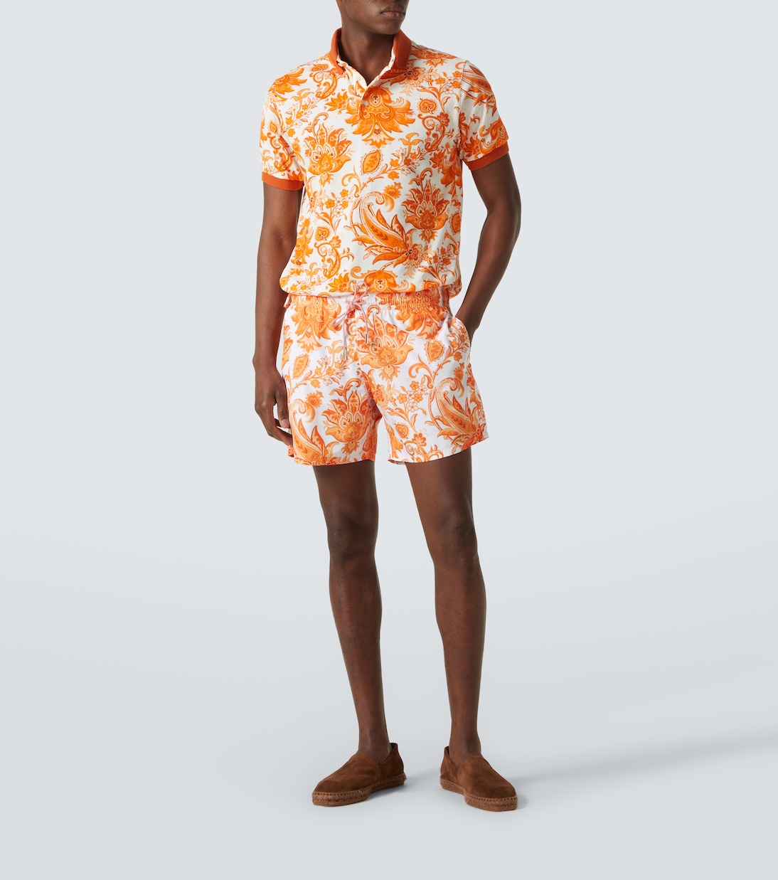 Paisley cotton polo shirt | Etro