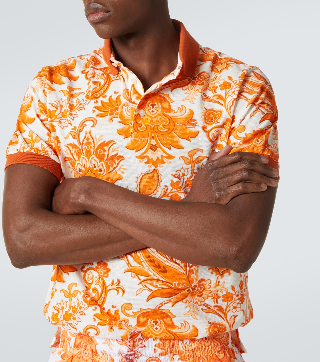Paisley cotton polo shirt | Etro
