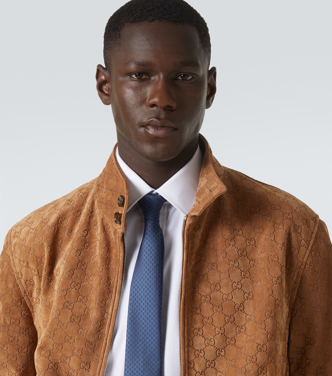 Corbata de seda con GG en jacquard | Gucci