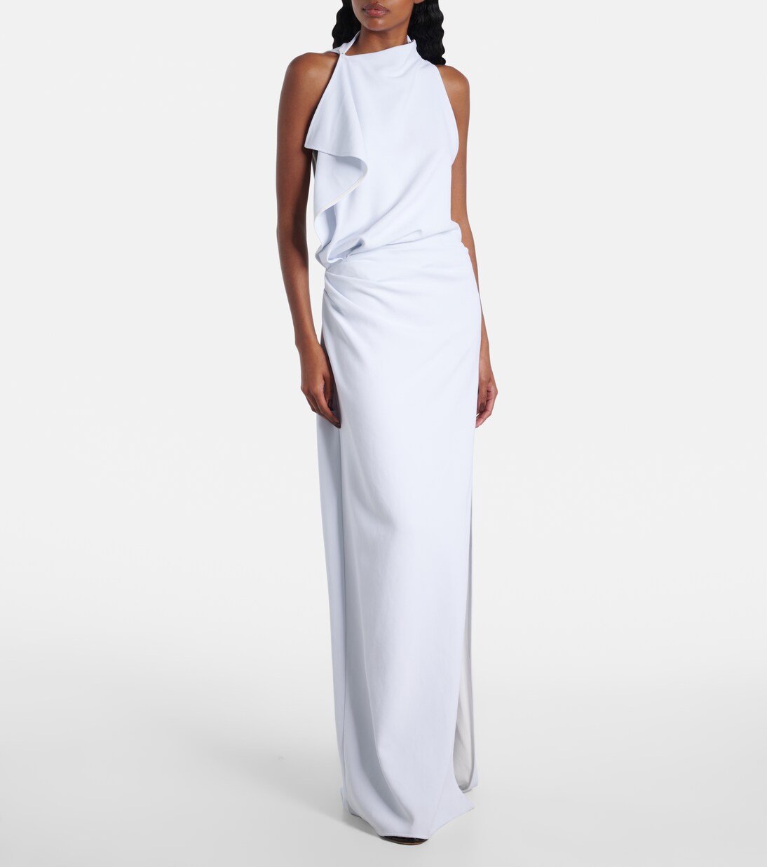 Robe longue Devyn en crêpe | Proenza Schouler