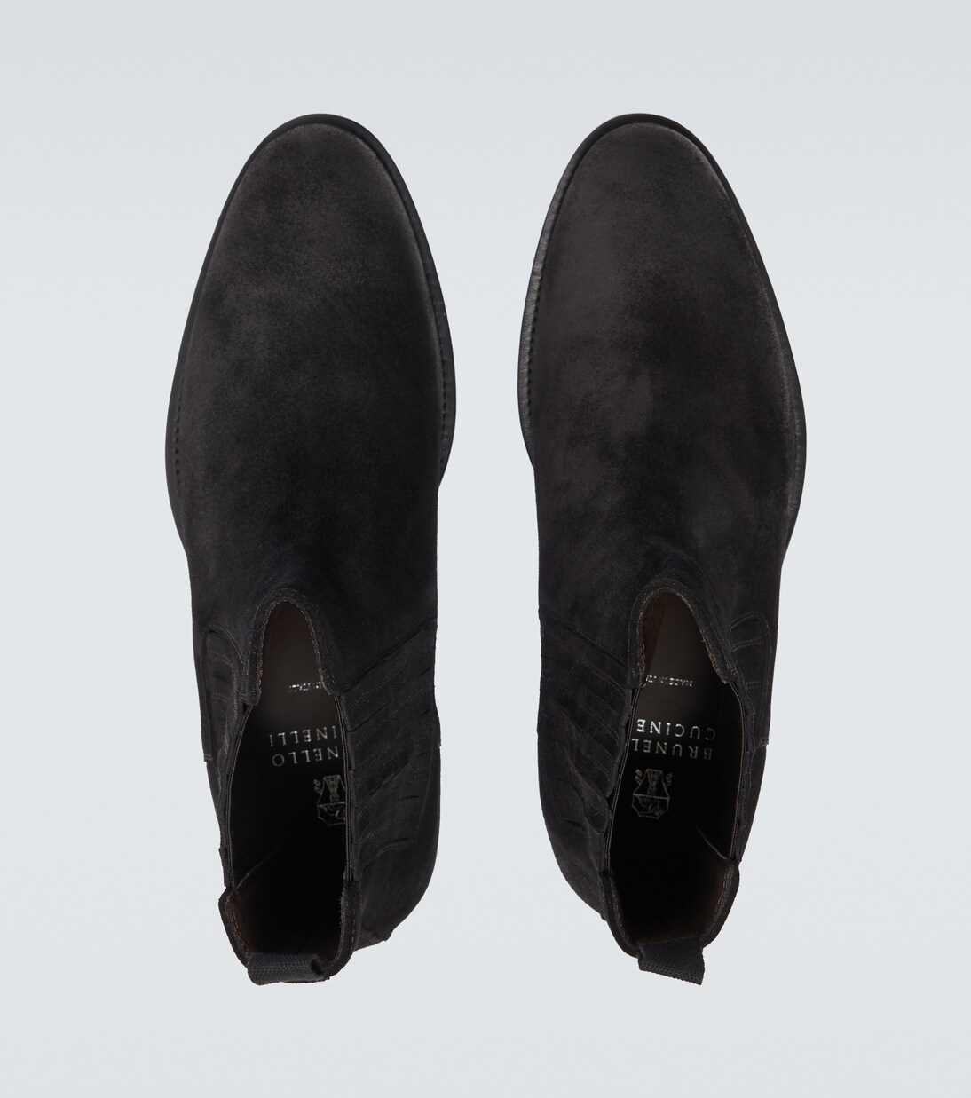 Chelsea Boots aus Veloursleder | Brunello Cucinelli