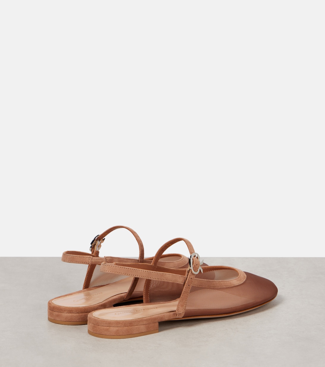 Organza slingback flats | Gianvito Rossi