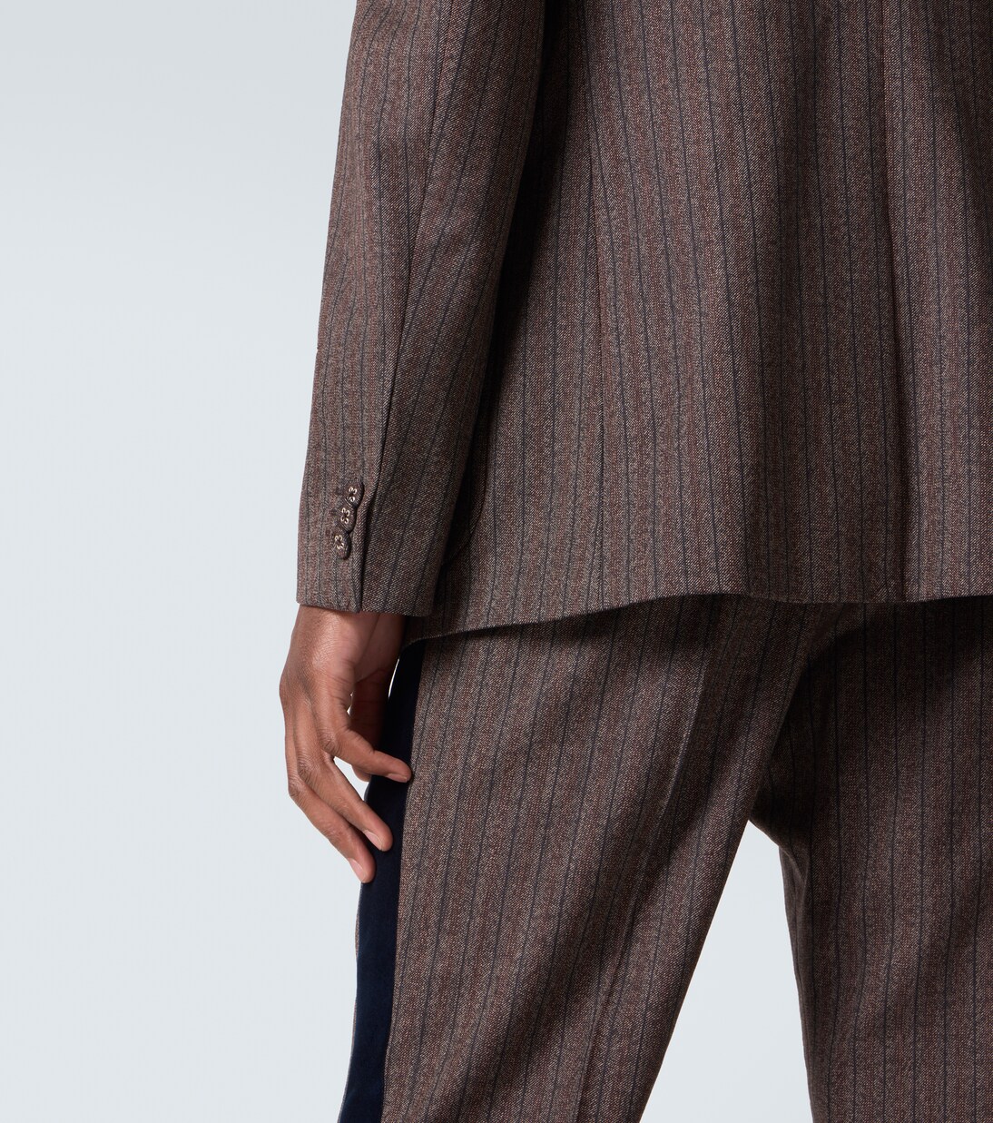 Alto pinstripe wool-blend blazer | Wales Bonner