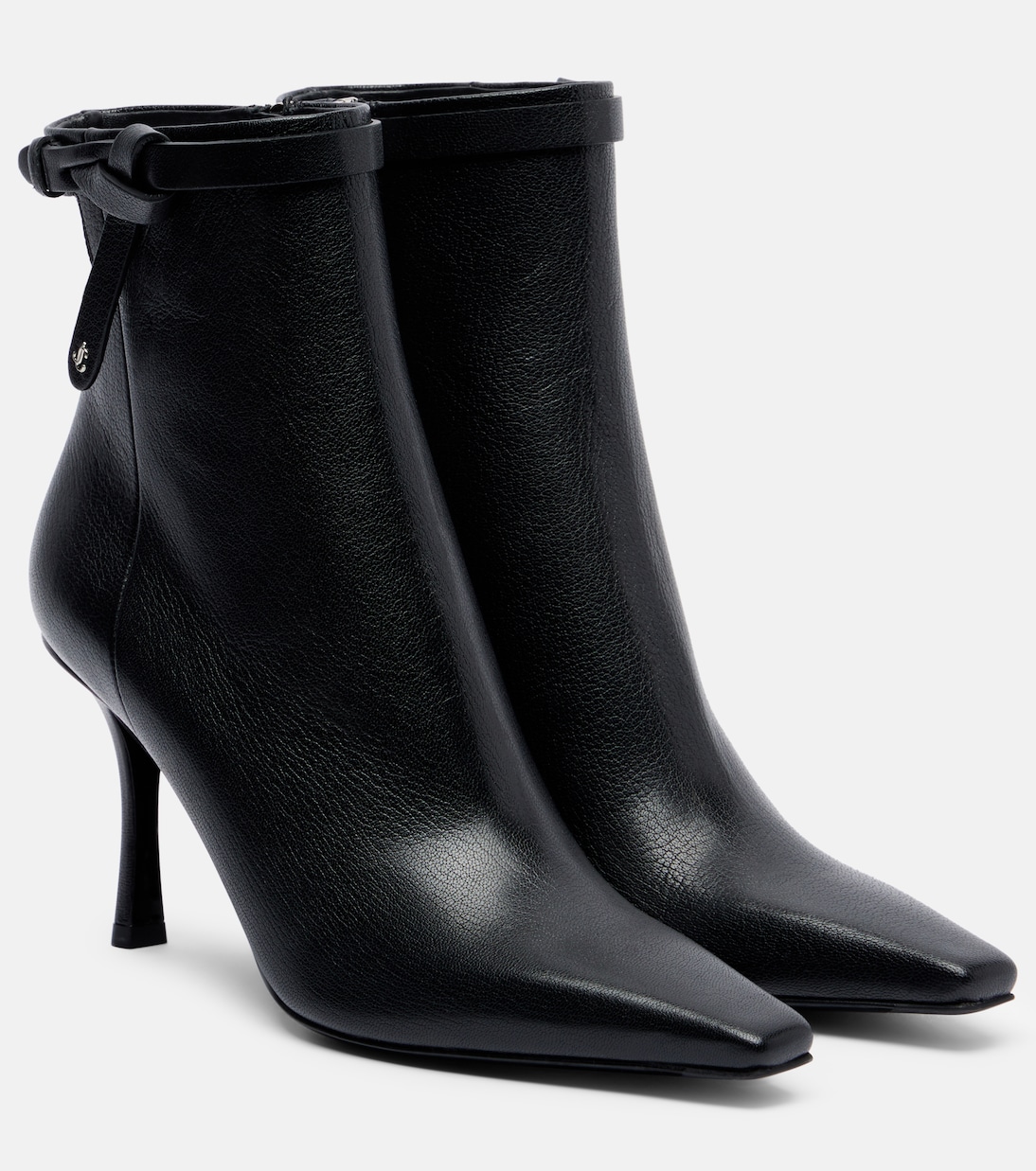 Camie 85 cutout leather ankle boots | Jimmy Choo