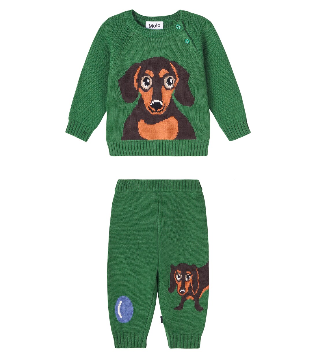 Baby Bless sweater and Sol sweatpants set | Molo