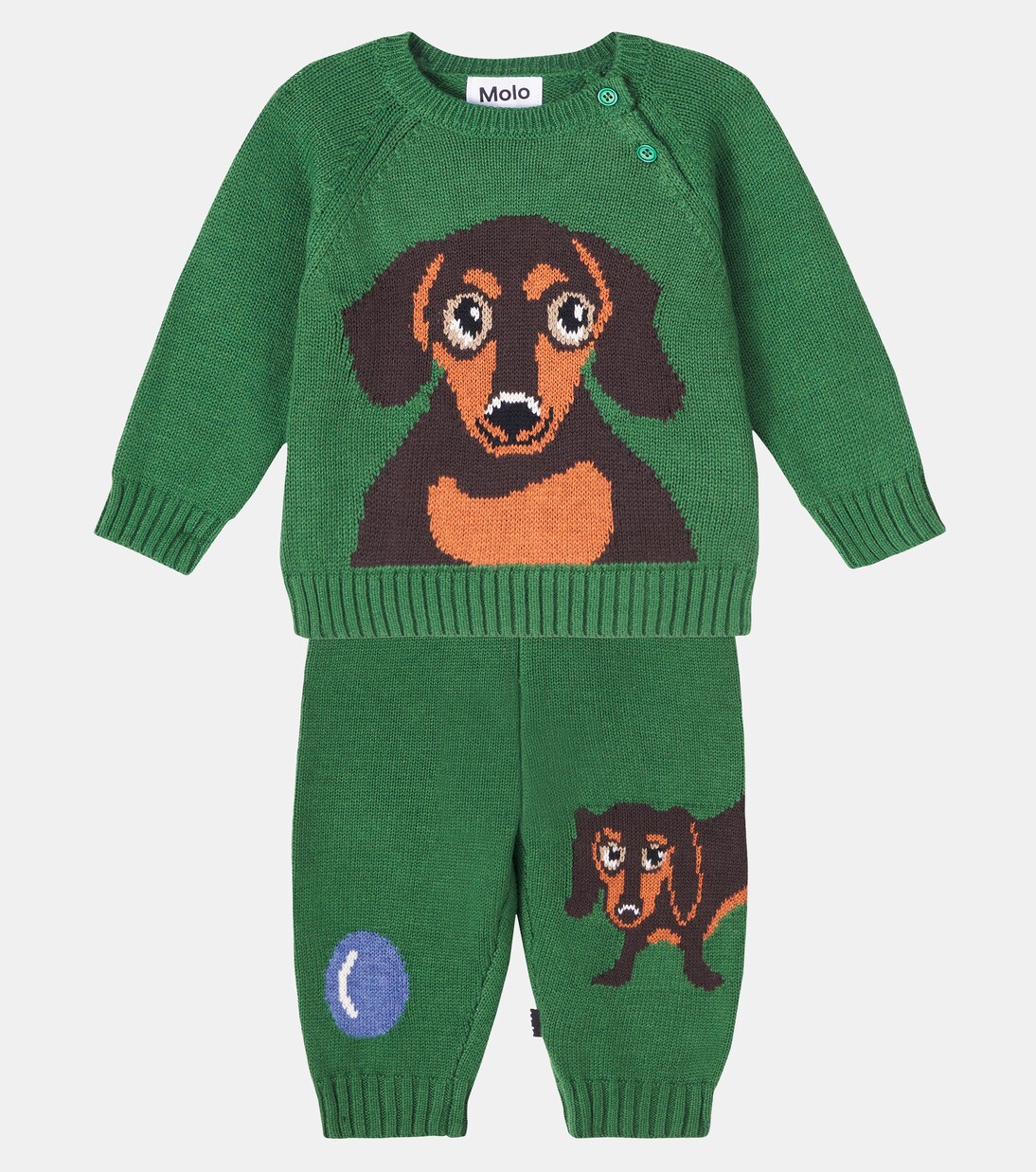 Baby Bless sweater and Sol sweatpants set | Molo