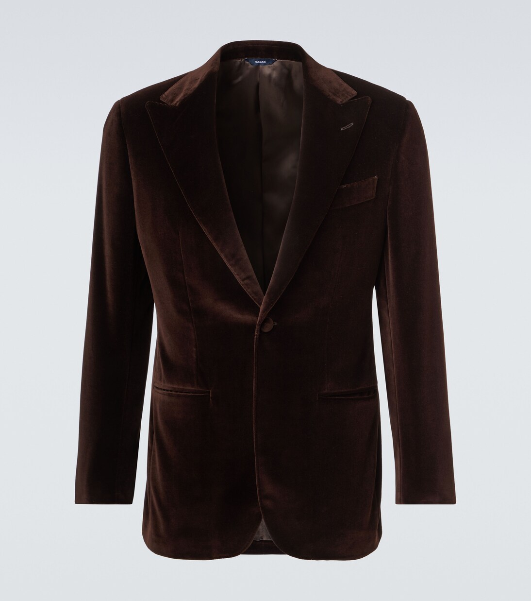 Cotton velvet blazer | Thom Sweeney