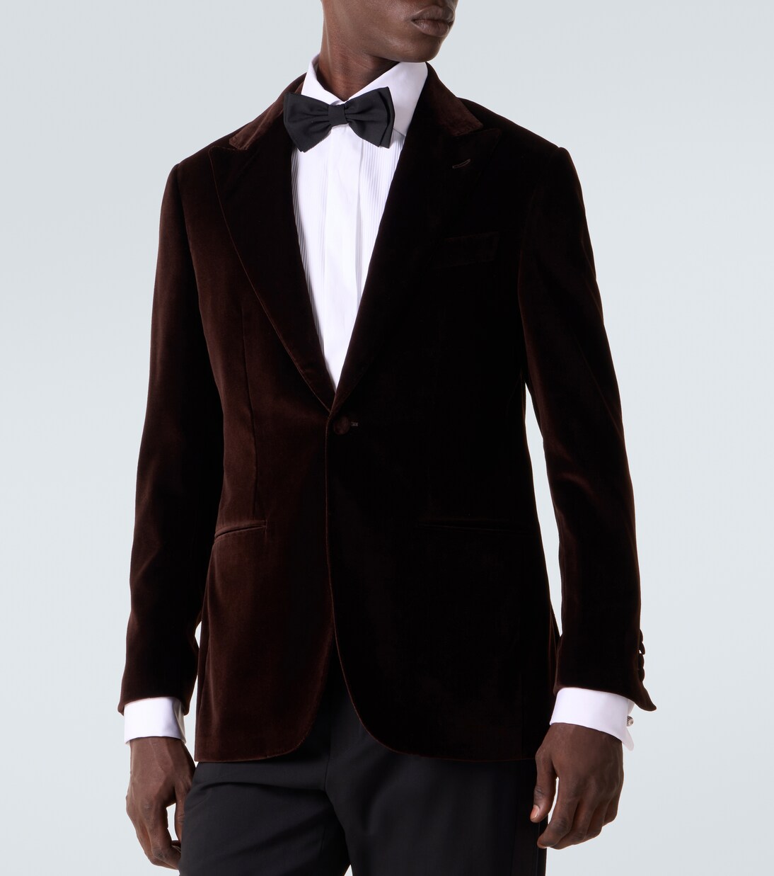 Cotton velvet blazer | Thom Sweeney
