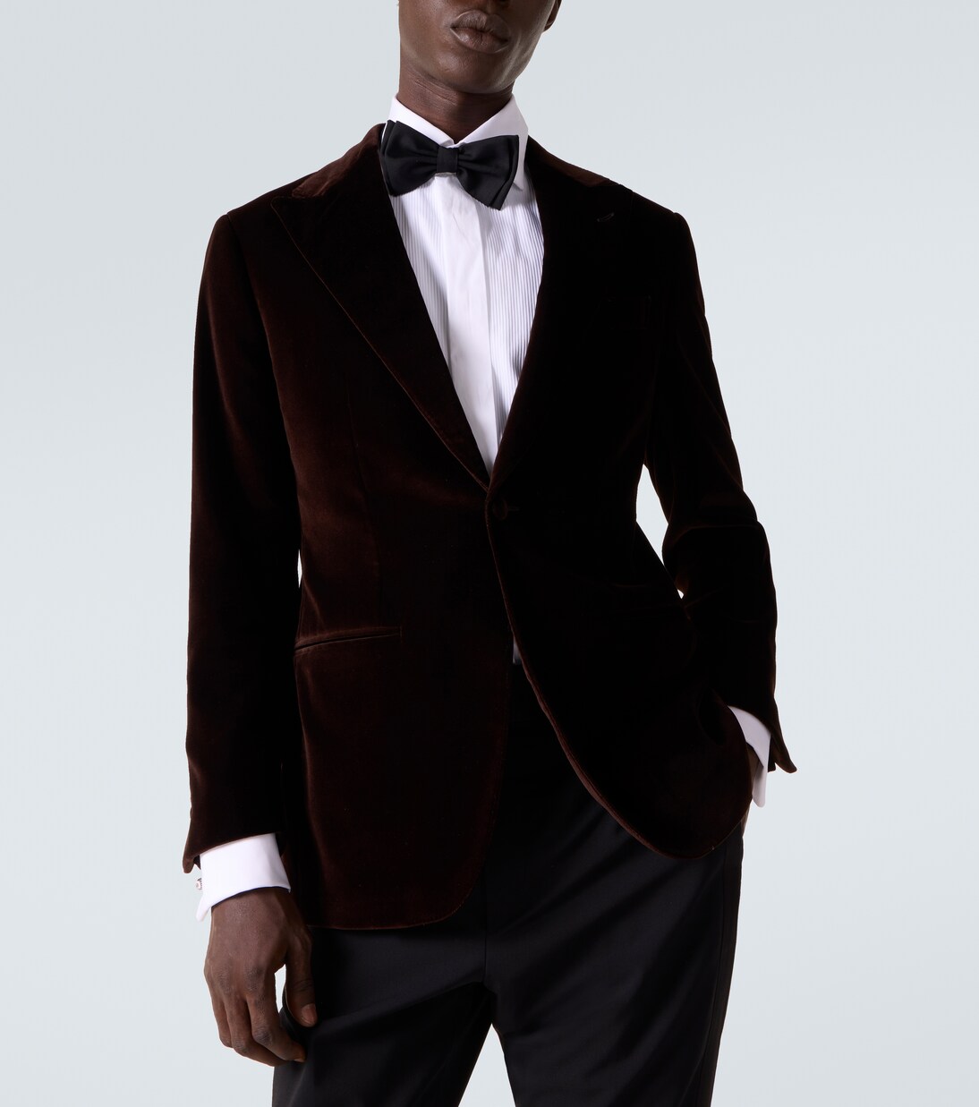 Cotton velvet blazer | Thom Sweeney