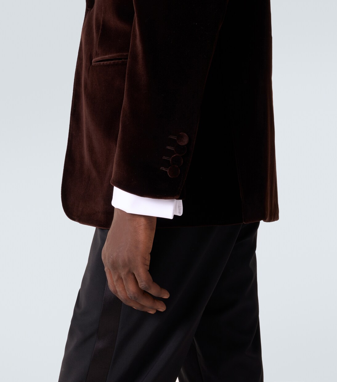 Cotton velvet blazer | Thom Sweeney