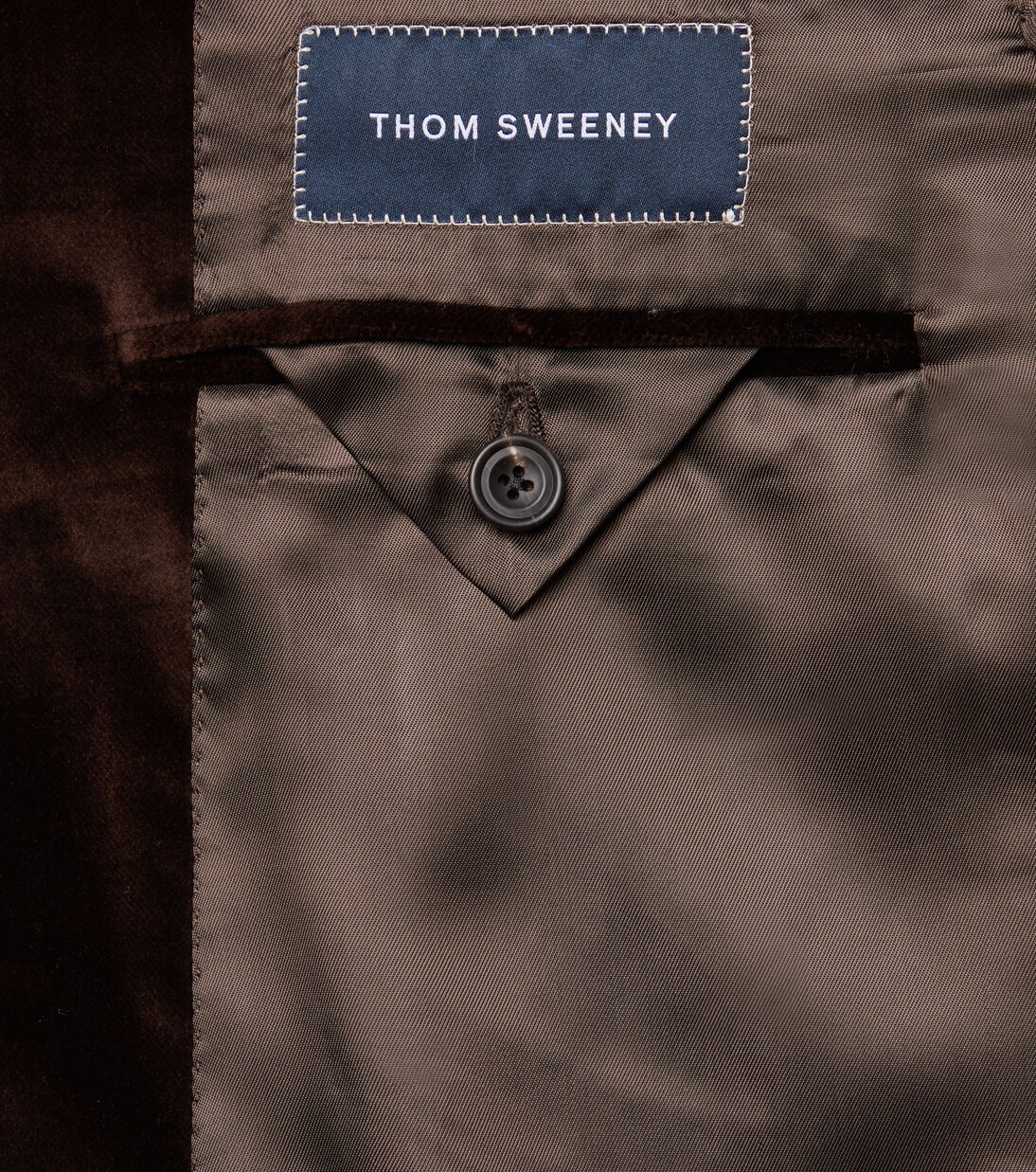 Cotton velvet blazer | Thom Sweeney