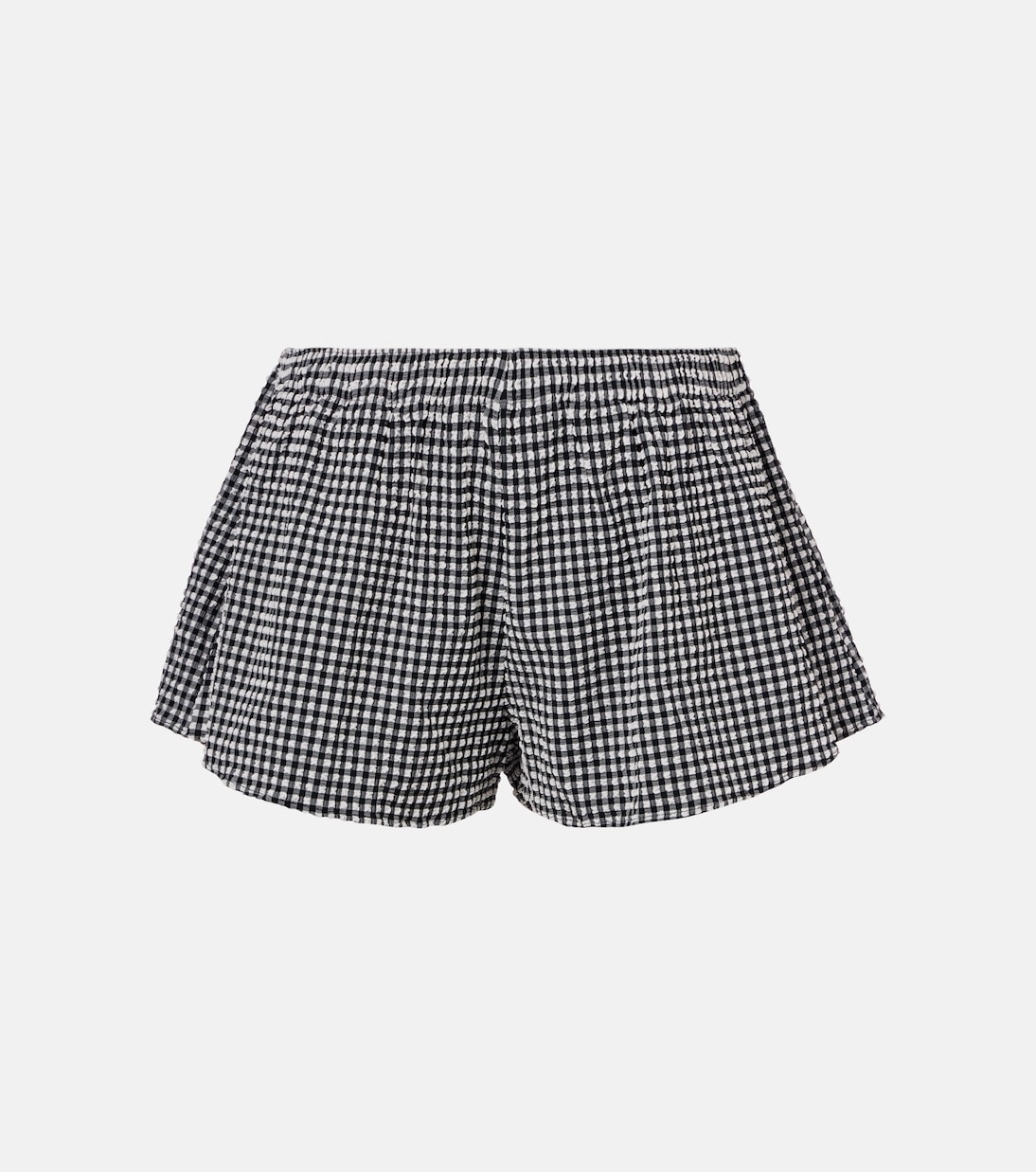 Gingham seersucker shorts | Hunza G