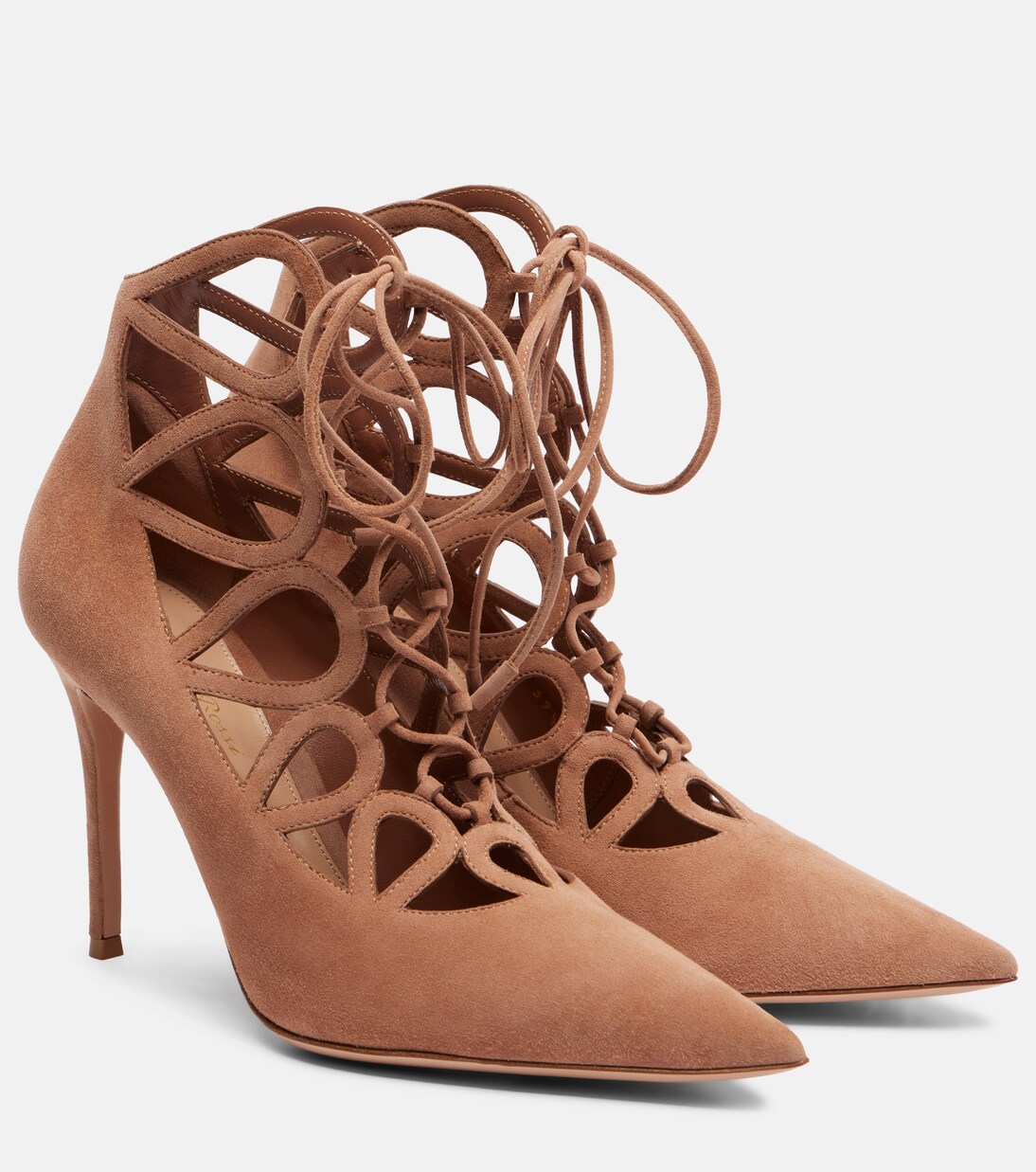 Pointy 95 suede pumps | Gianvito Rossi