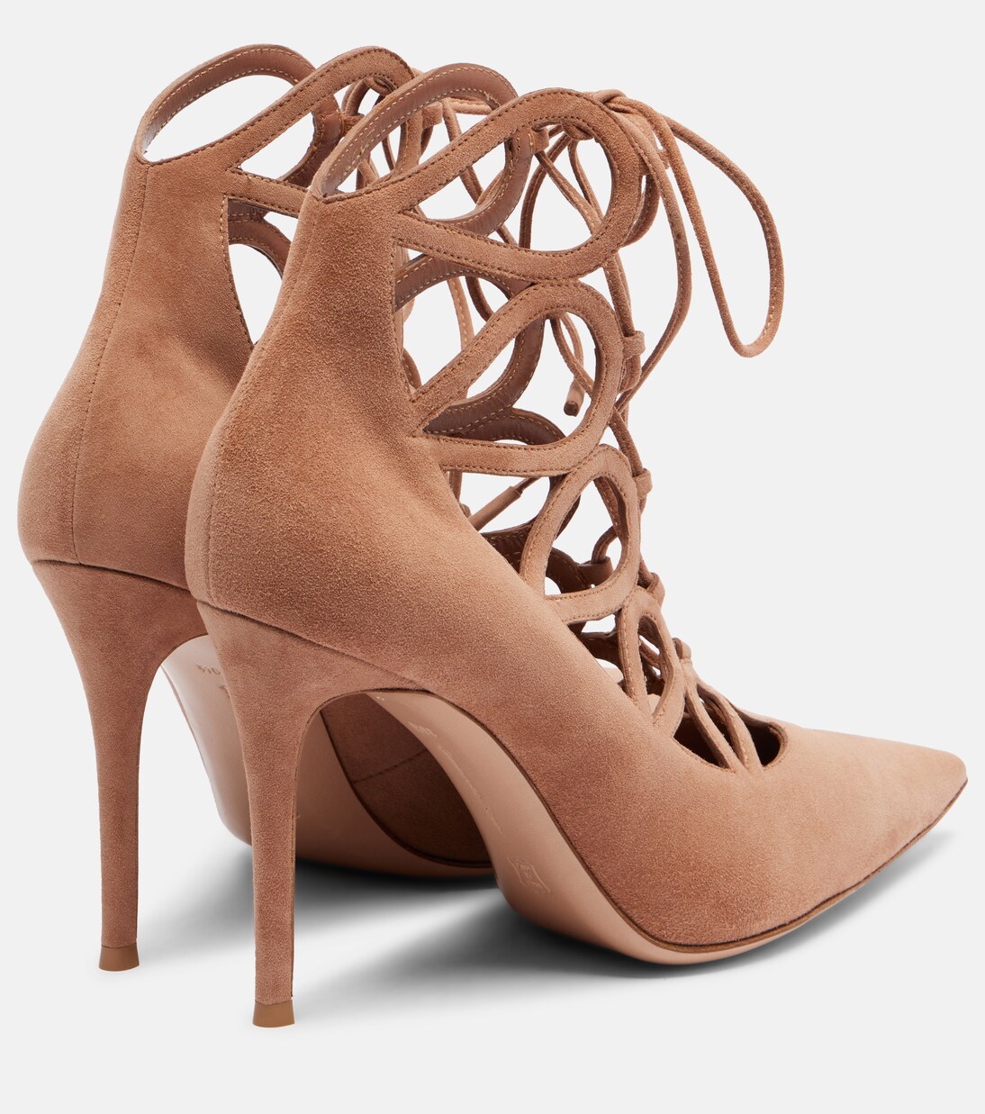 Pointy 95 suede pumps | Gianvito Rossi