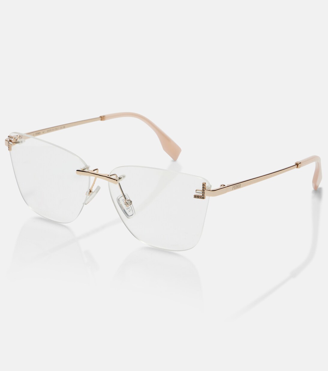 Fendi First Crystal cat-eye glasses | Fendi