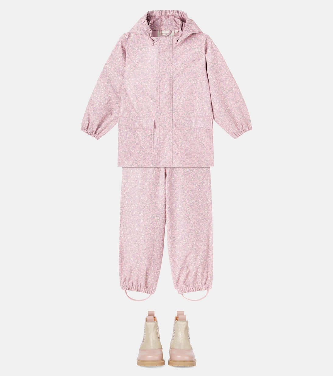 Veste imperméable Ollo à fleurs  | Wheat