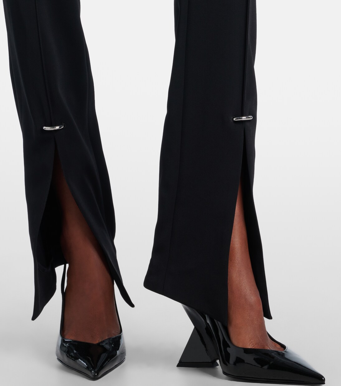 High-rise flared pants | Mugler