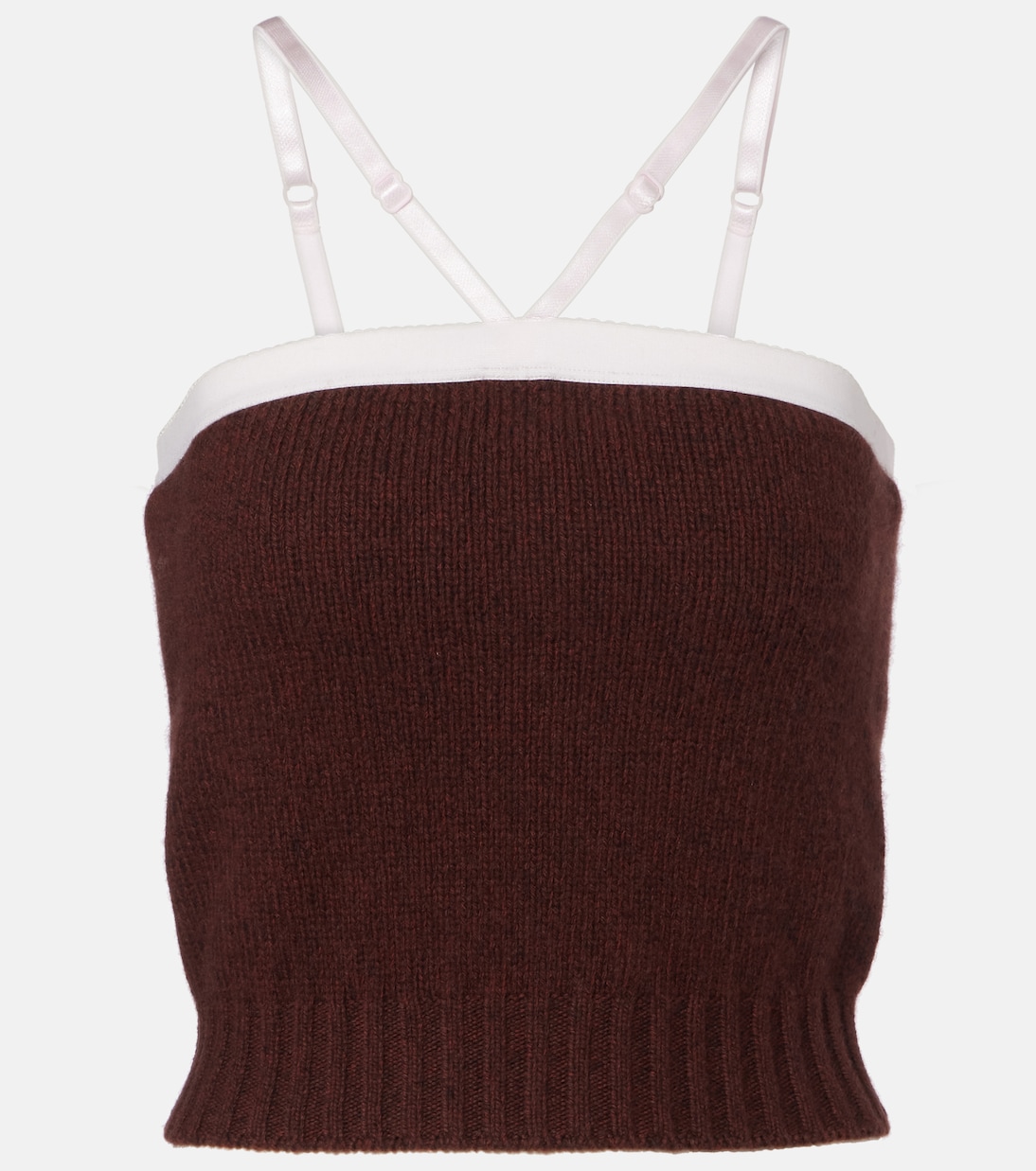 Wool and cashmere top | Prada