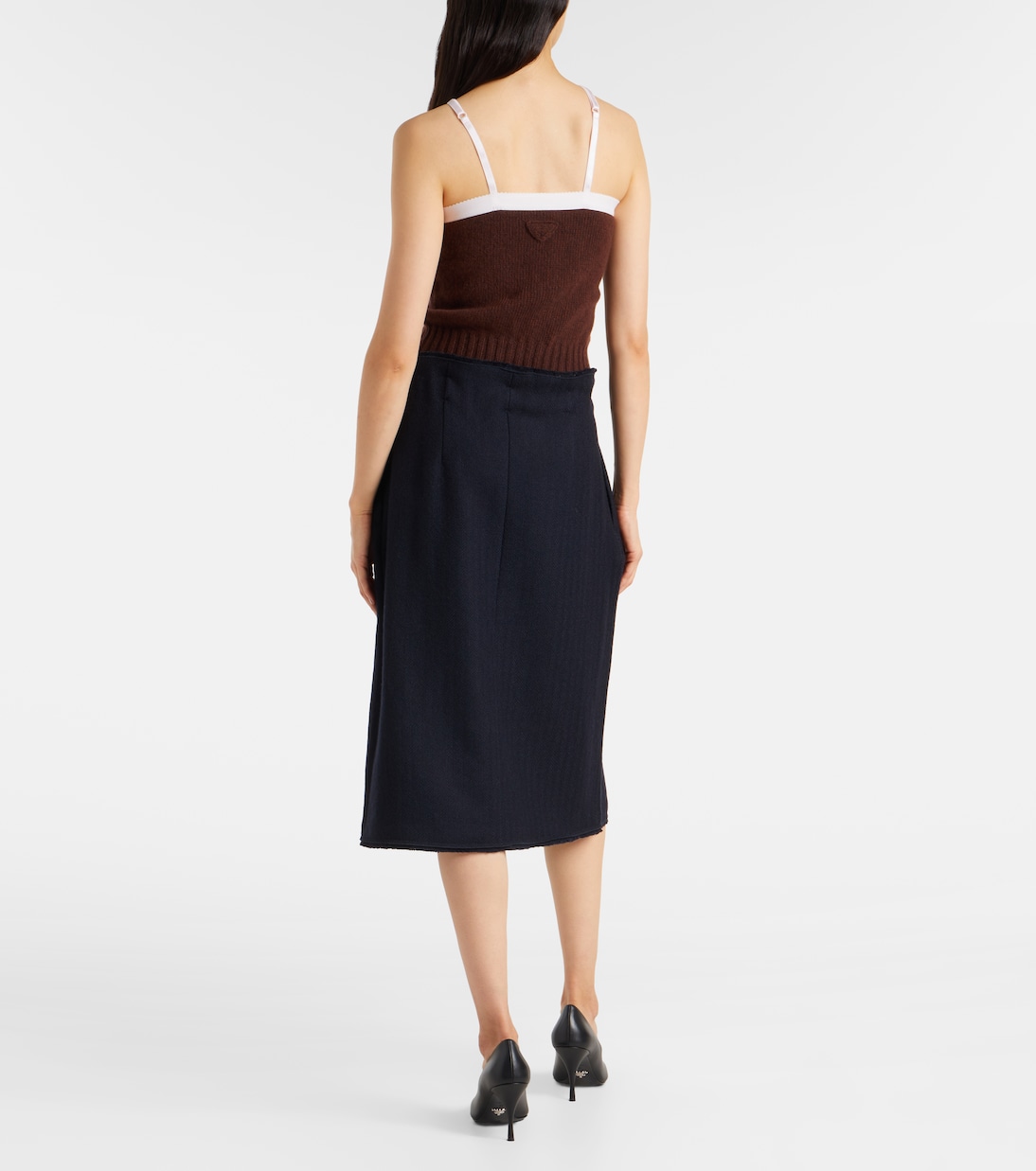 Wool and cashmere top | Prada