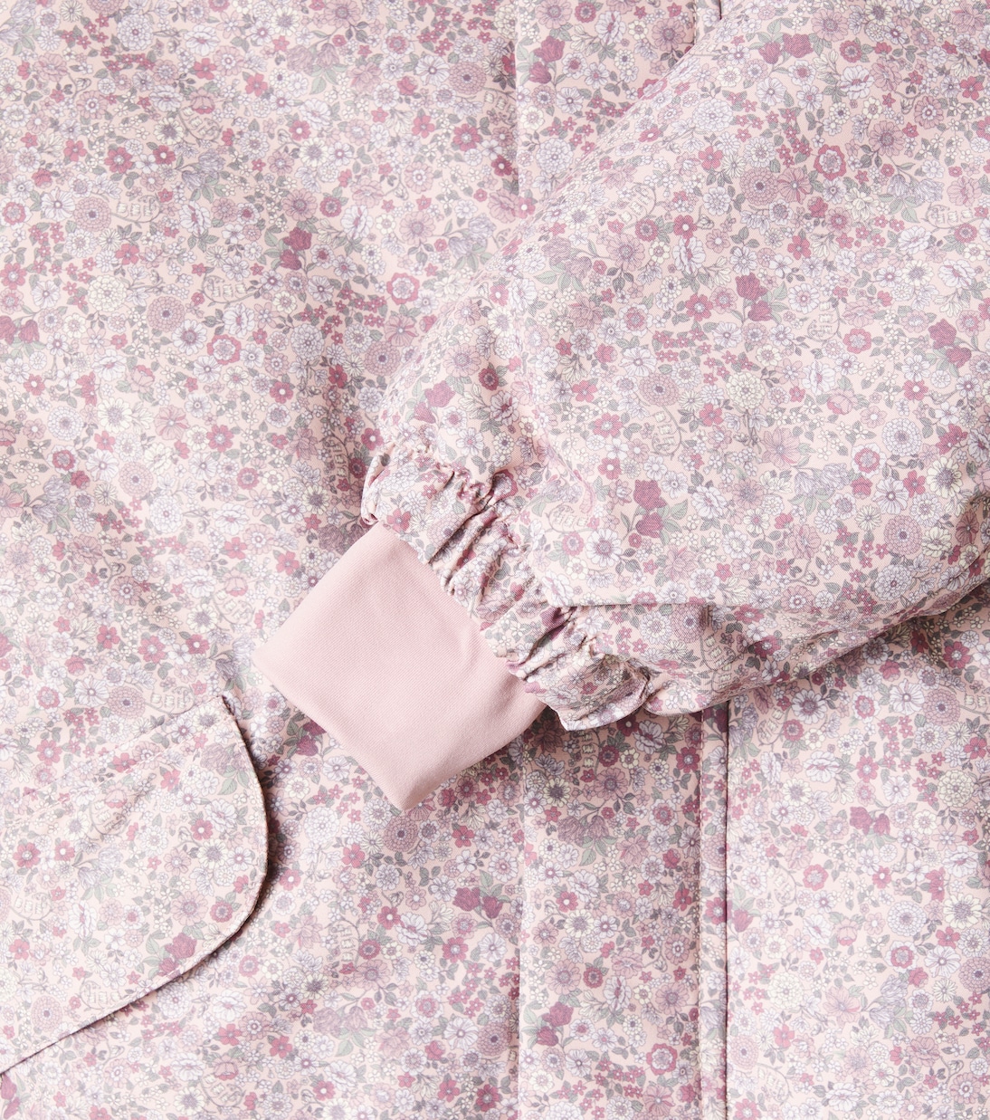 Miko floral padded snowsuit | Wheat