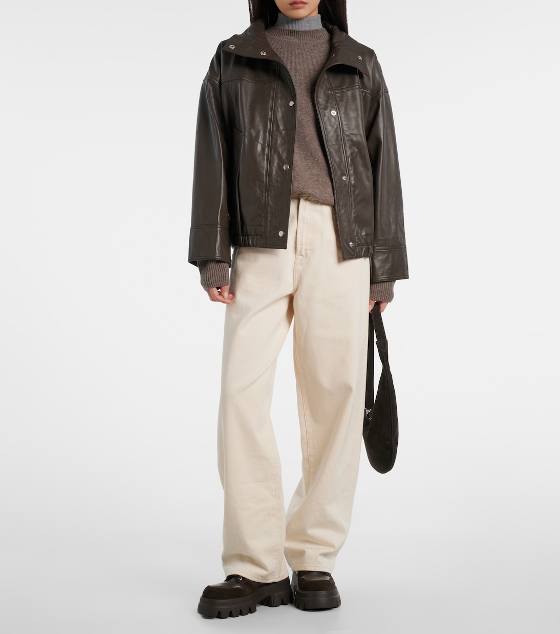 Sapporo shearling-lined leather lace-up boots | Bogner