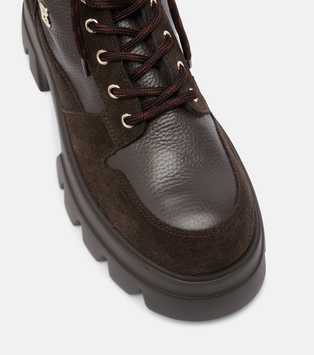 Sapporo shearling-lined leather lace-up boots | Bogner