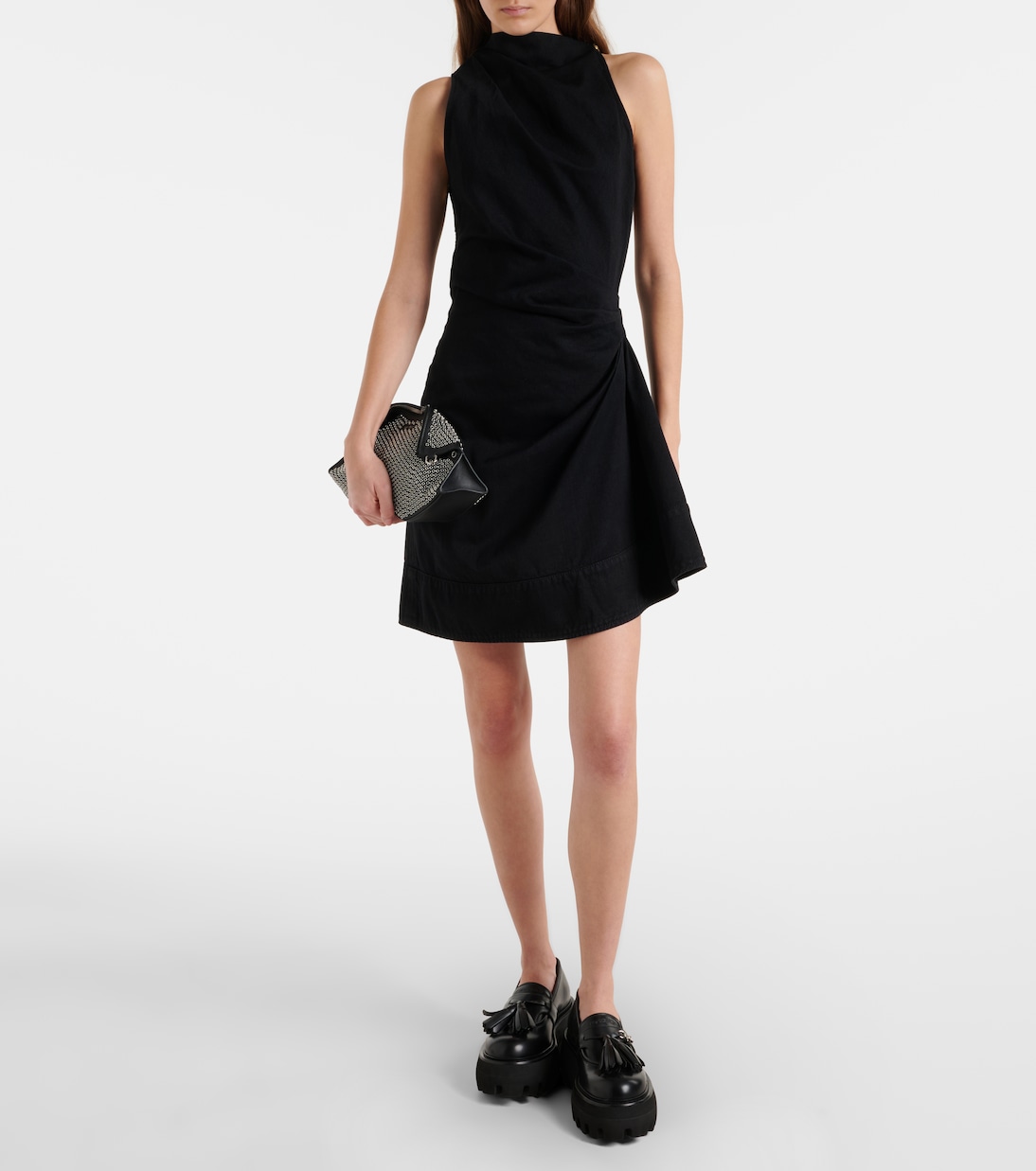 Pochette Manta en cuir à ornements | McQueen