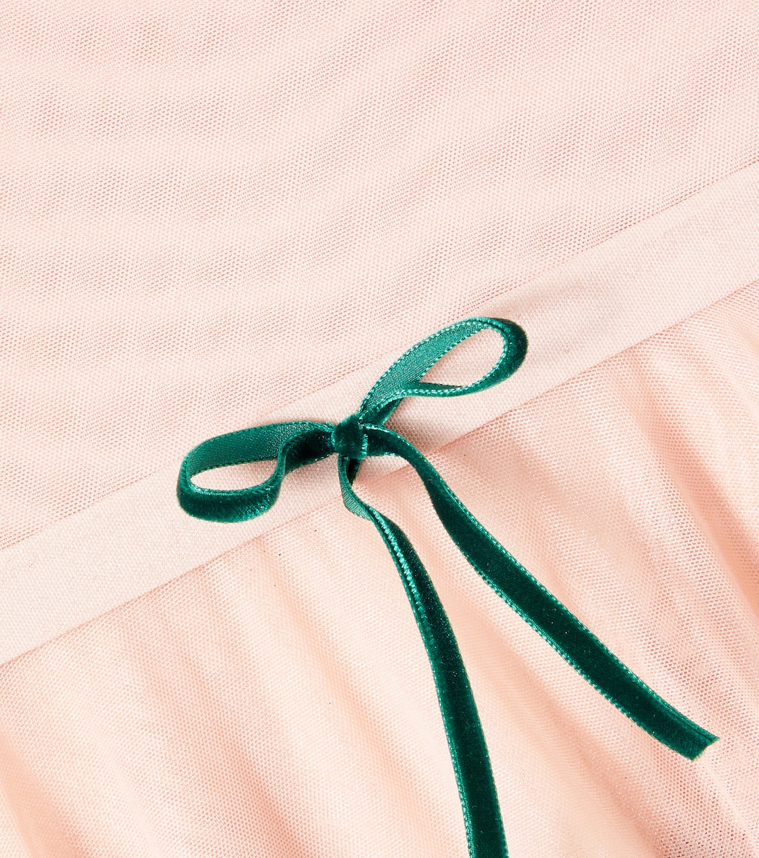 Bow-detail tulle top | Oséree Kids