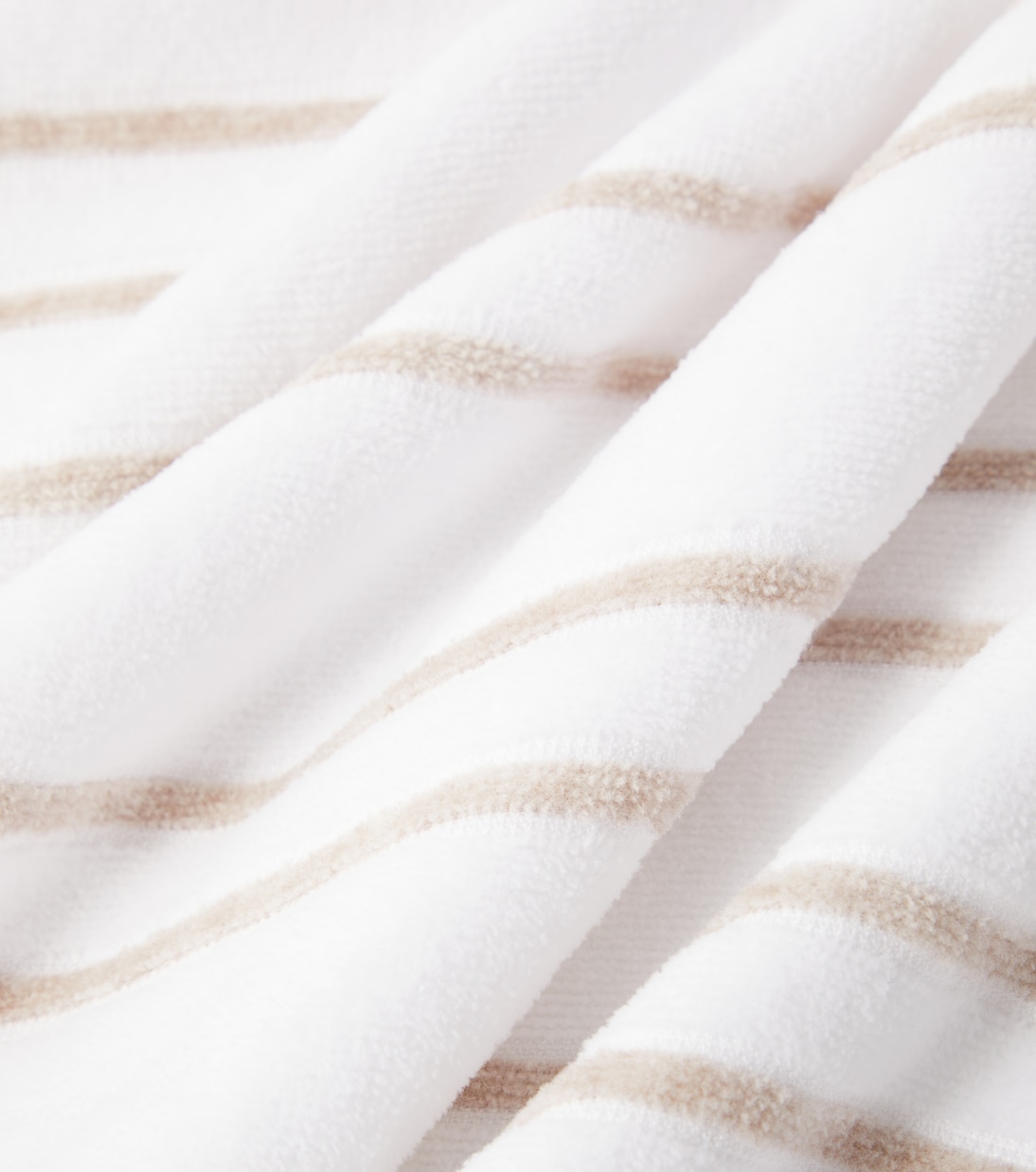 Striped cotton terry beach towel | Brunello Cucinelli