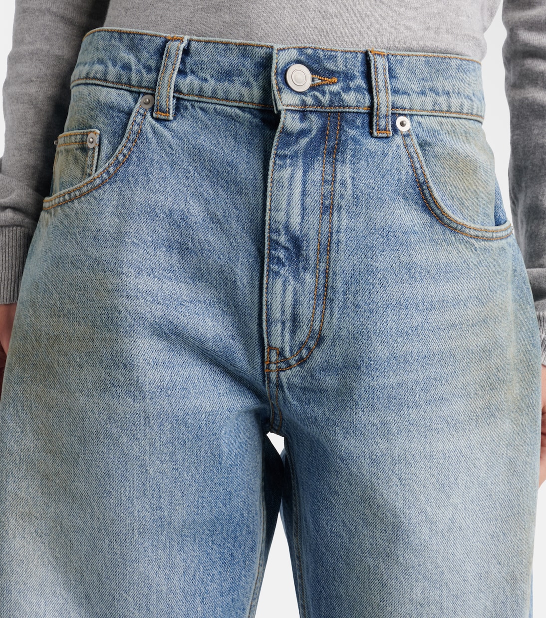 Verzierte Jeansshorts mit Kristallen | Area