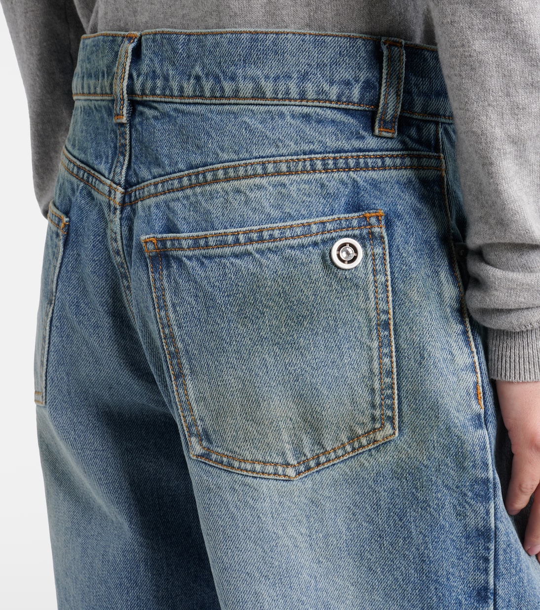 Verzierte Jeansshorts mit Kristallen | Area