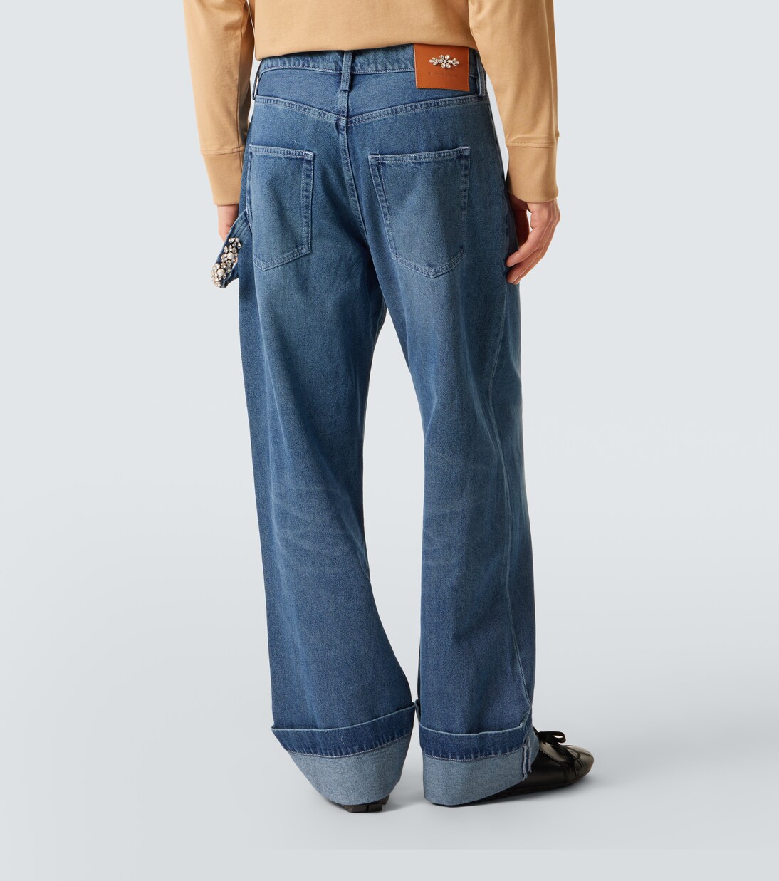 Verzierte Straight Jeans | Simone Rocha