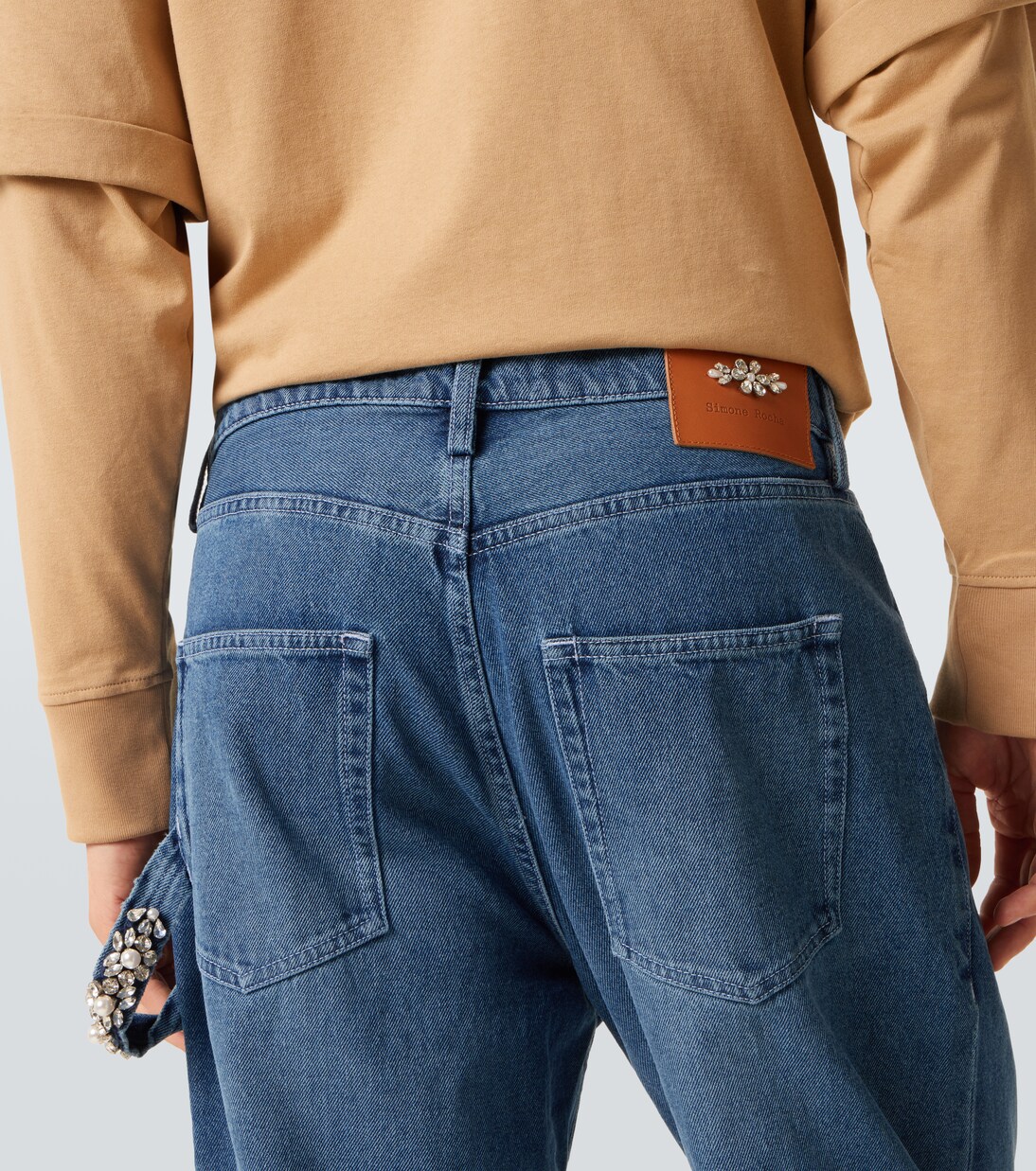 Verzierte Straight Jeans | Simone Rocha