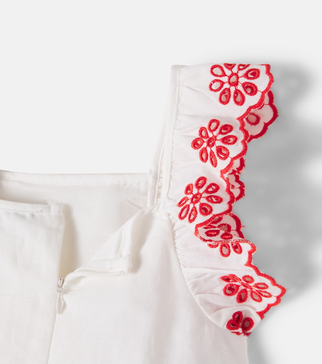 Kleid aus Leinen und Baumwolle | Stella McCartney Kids