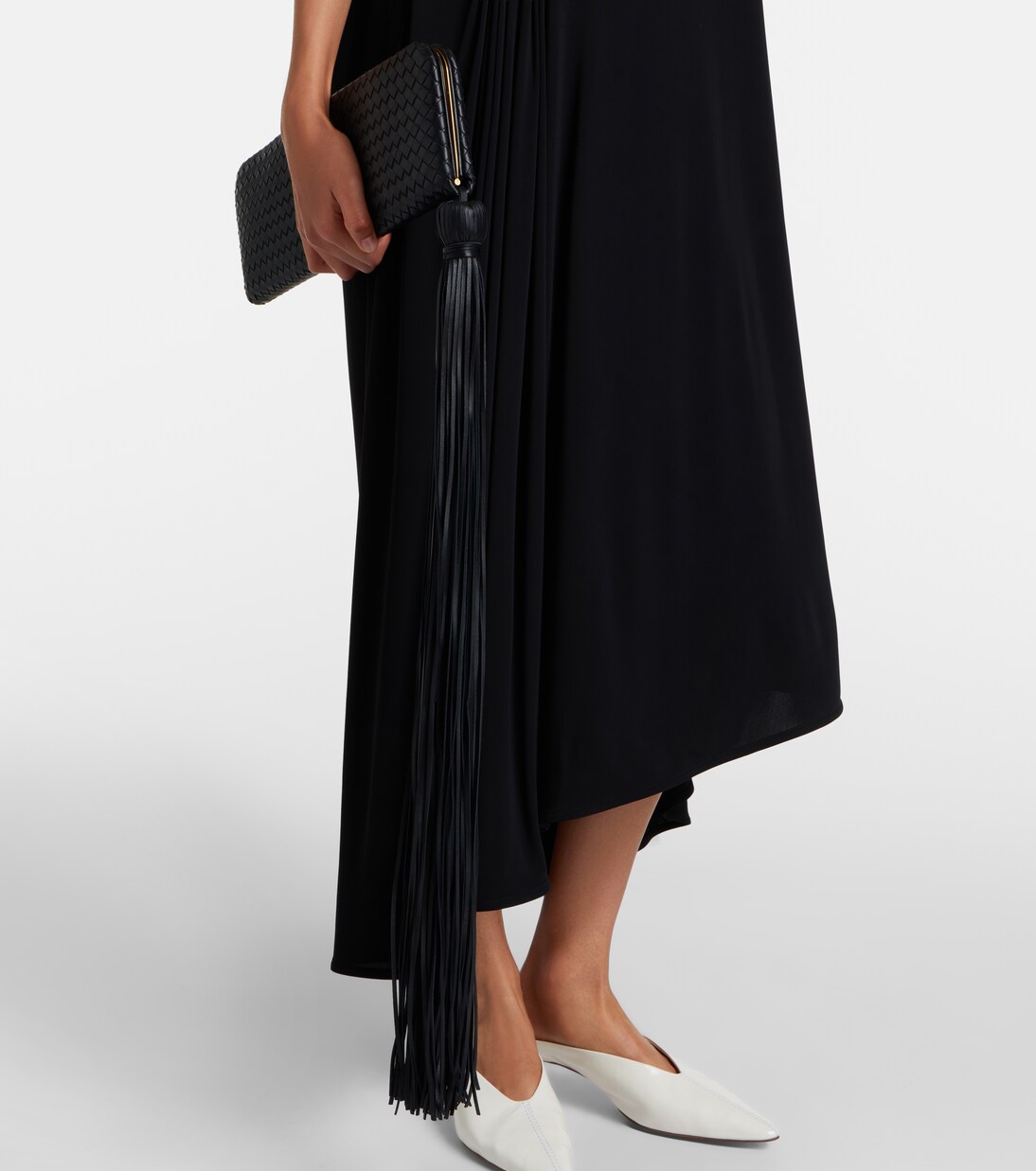 Serata Intrecciato leather clutch | Bottega Veneta