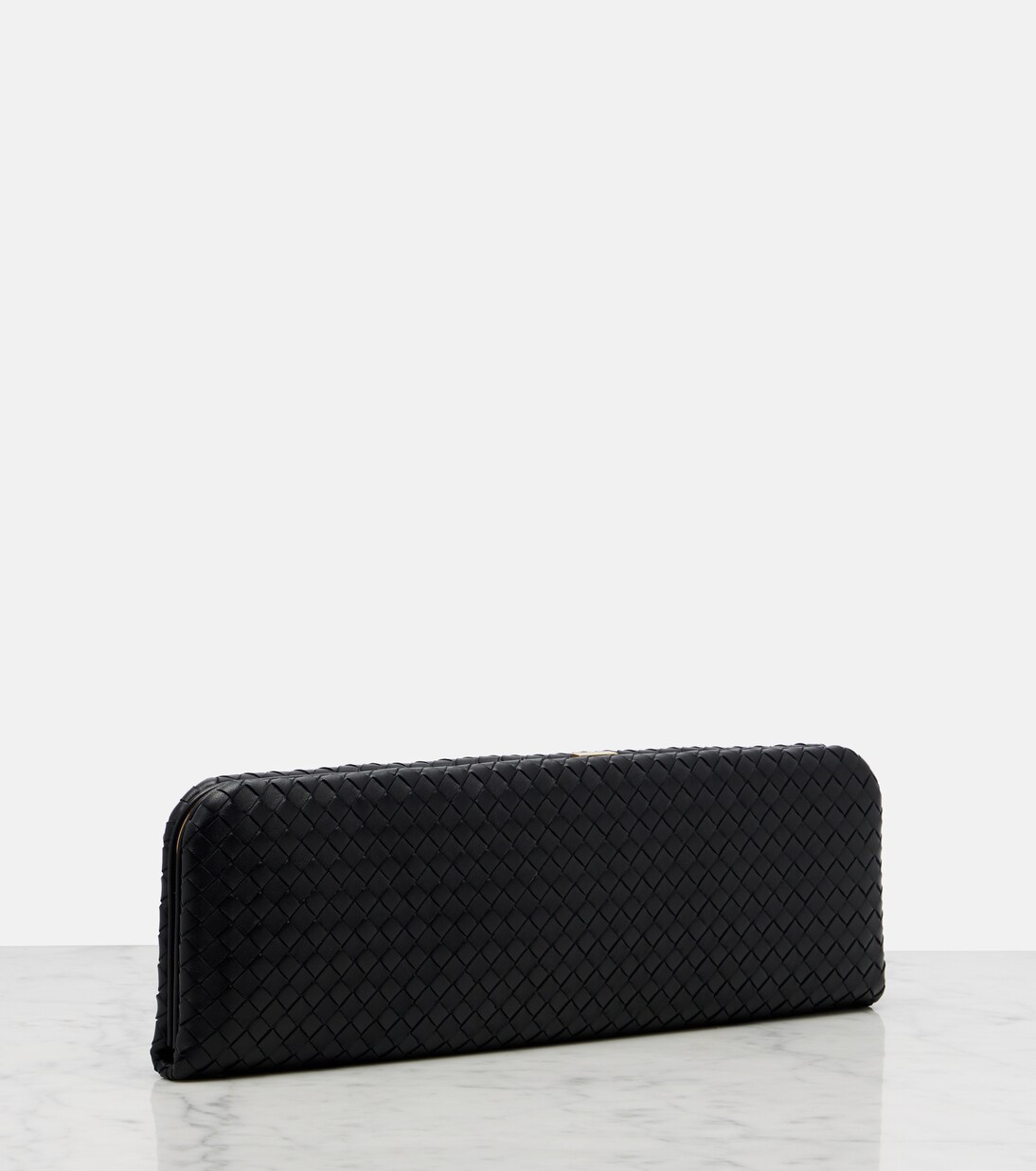 Serata Intrecciato leather clutch | Bottega Veneta