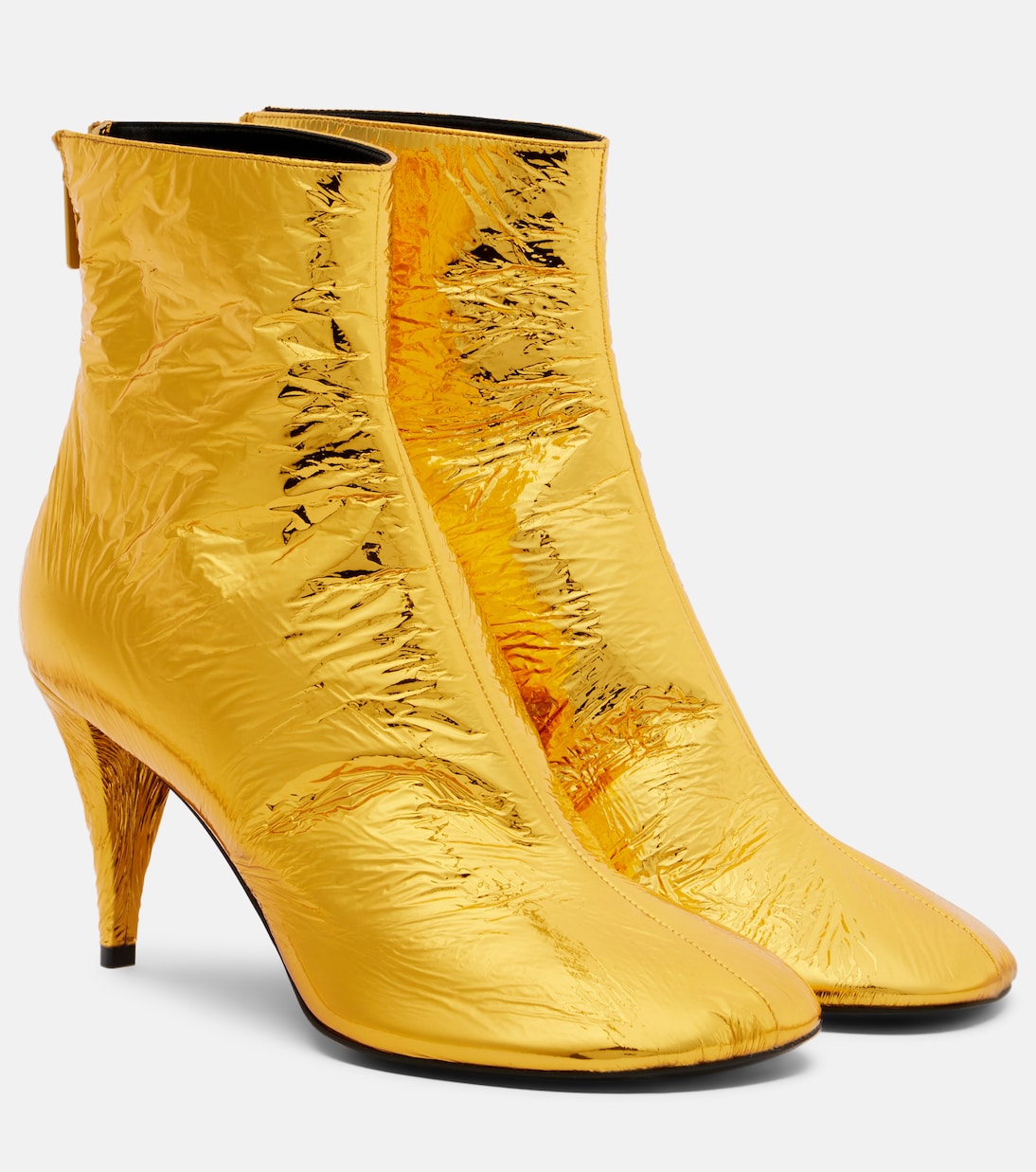Glove metallic leather ankle boots | Proenza Schouler